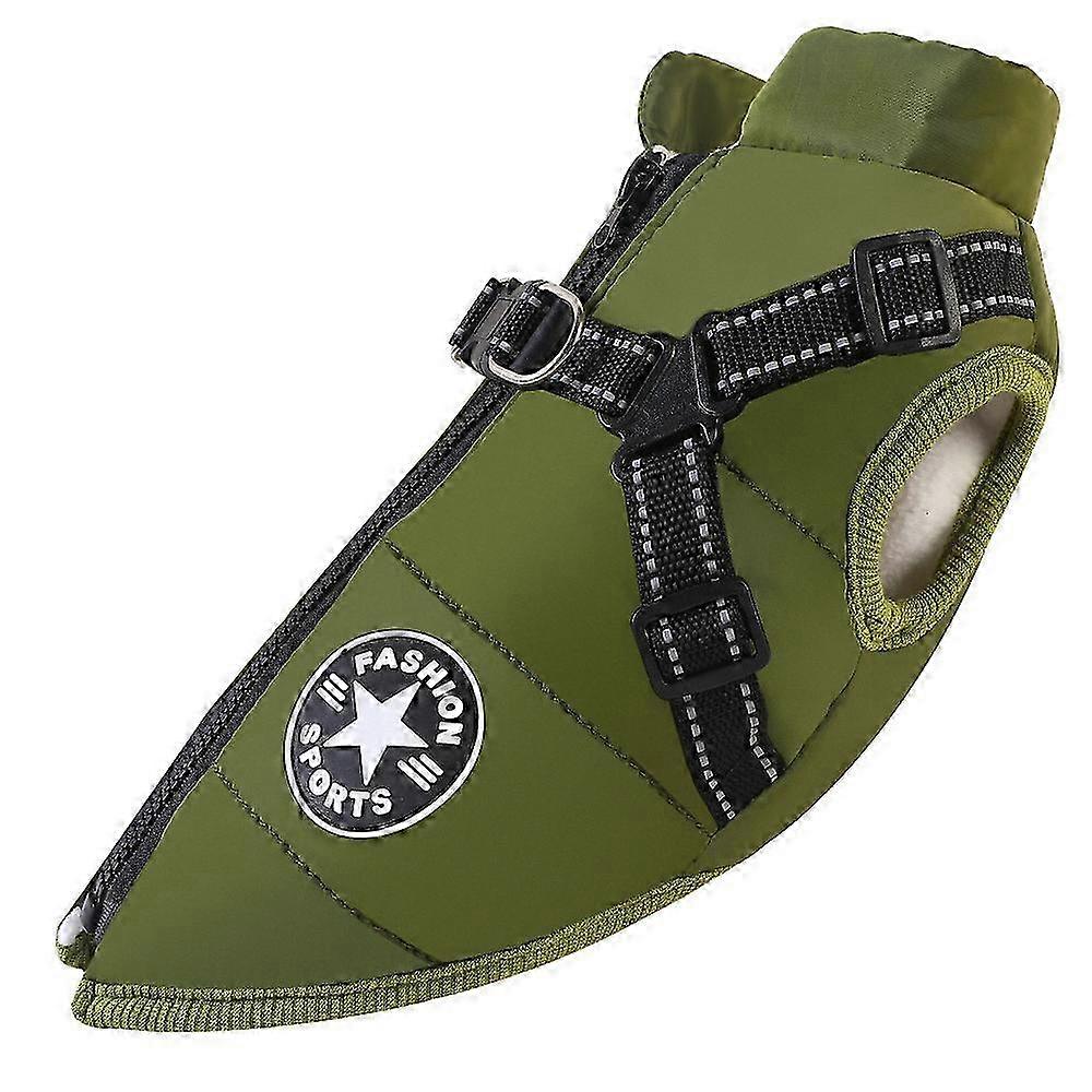 Warm Waterproof Integrated Dog Vest