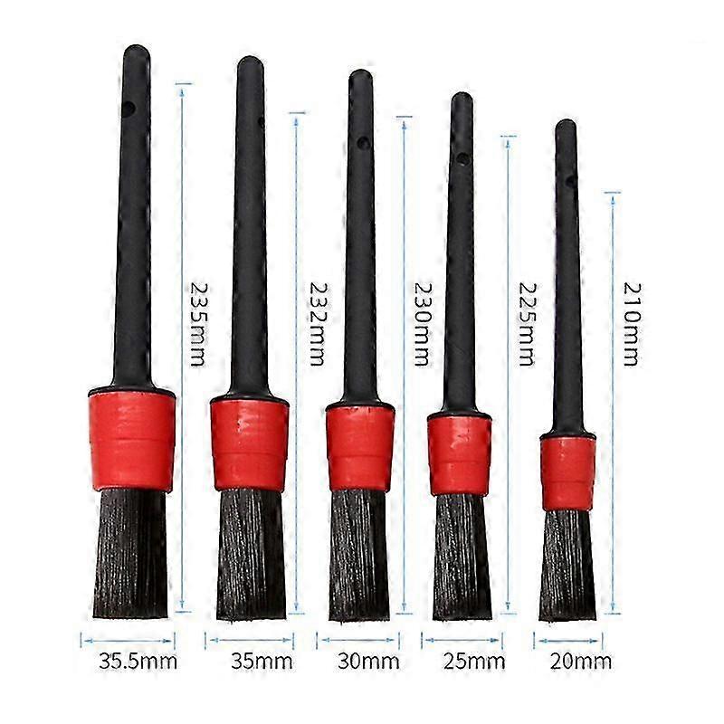 5-Piece Car Detailing Brush Set