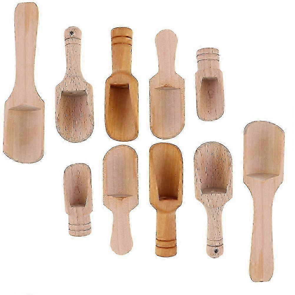Mini Wooden Spoons Kitchen Culinary Use