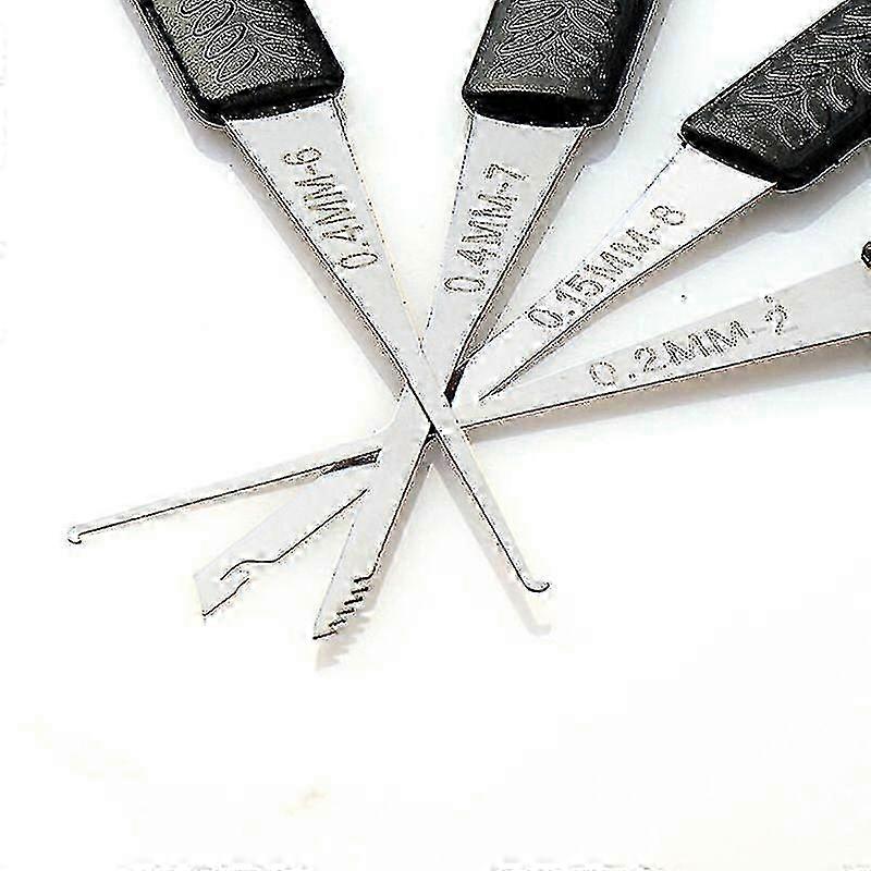12 Pcs Lock Broken Key Removal Hooks Needle Extractor Locksmith Tool Set
