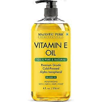 Ren E-vitaminolja 100 % ren naturlig kroppsolja - 237 ml