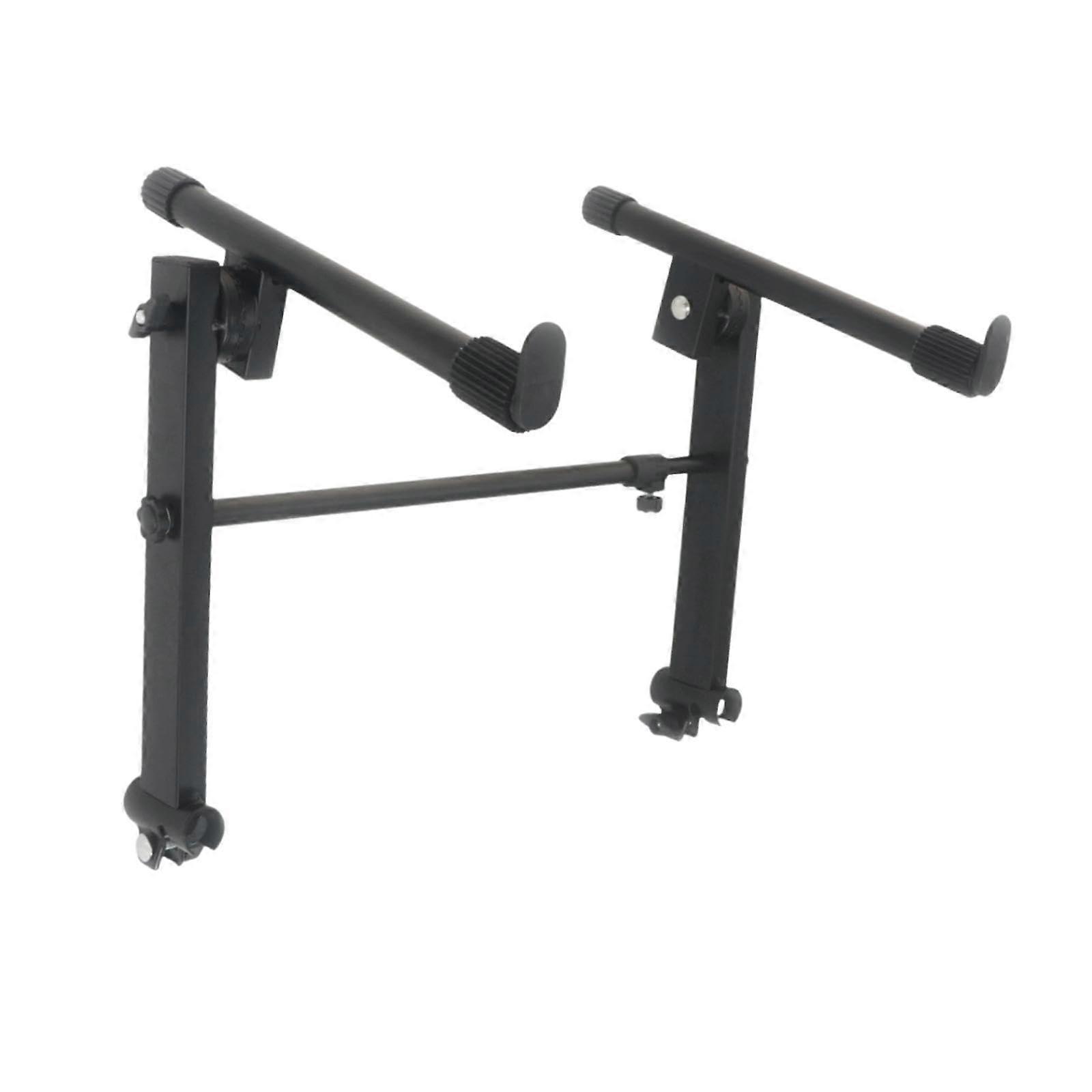 Keyboard Stand Attachment Adjustable Width Universal Second Tier Iron Frame for Electric Piano
