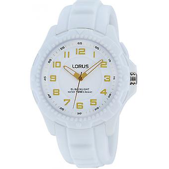 Lorus Quartz Analog Women's Watch with Silicone Bracelet R2373JX9