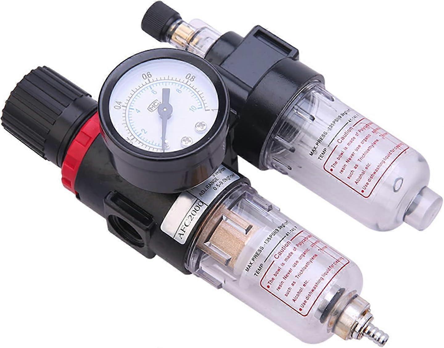 Efficient Moisture Trap Universal Air Separator With Pressure Gauge