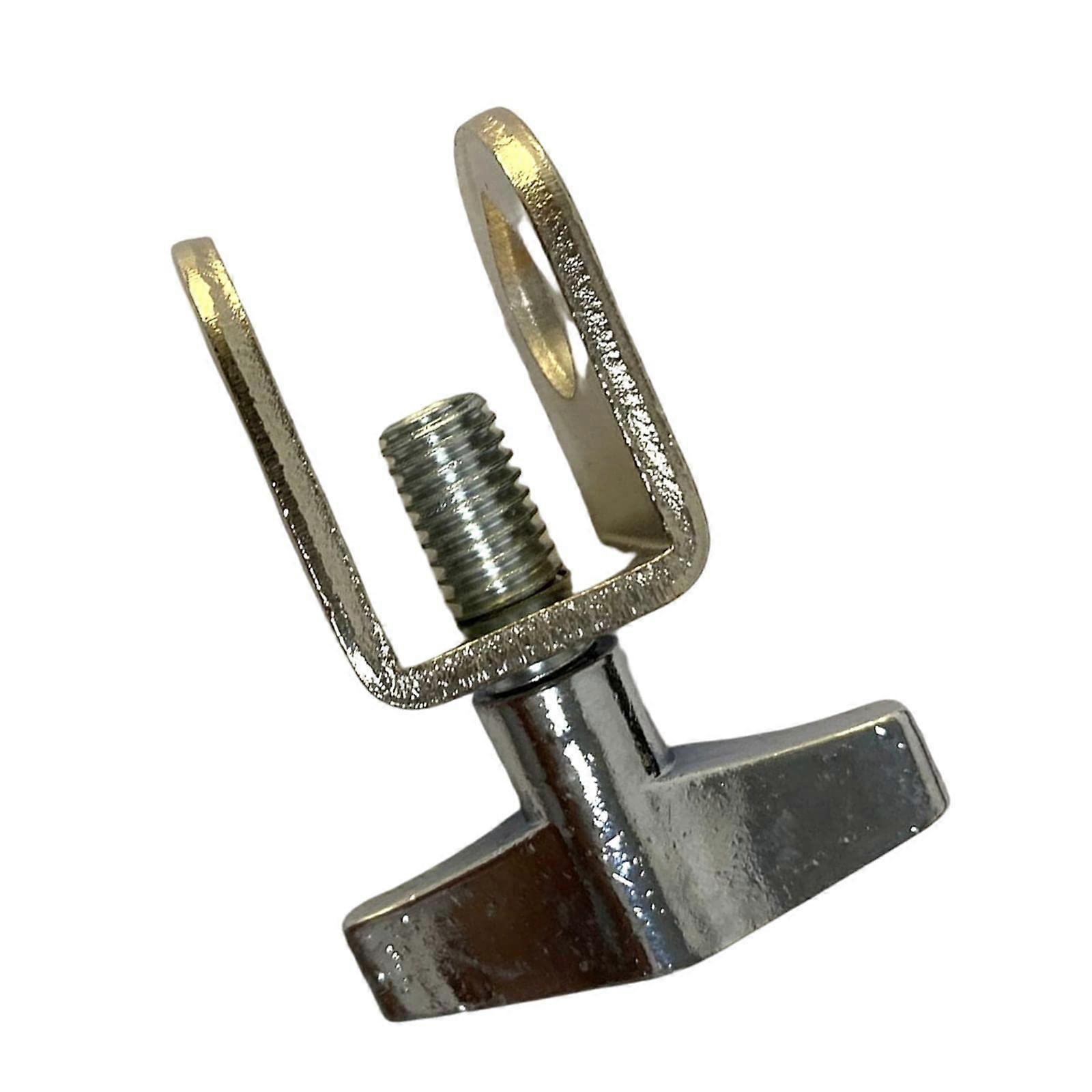 Bass Drum Cowbell Clamp Holder, Secure Adjustable Mount with Durable Surface Plating