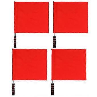4pcs Flags traffic Signal Flags Referee Warning Signal Flags Sports AccessoryJJ
