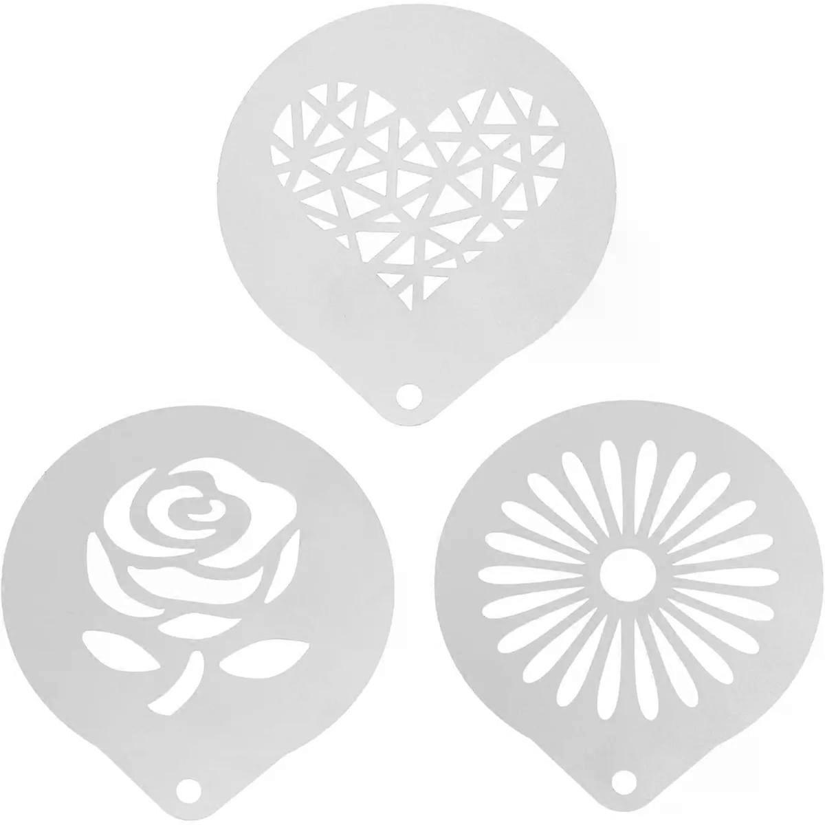 Decorating Stencils Creative Set Stainless Steel 3pcs