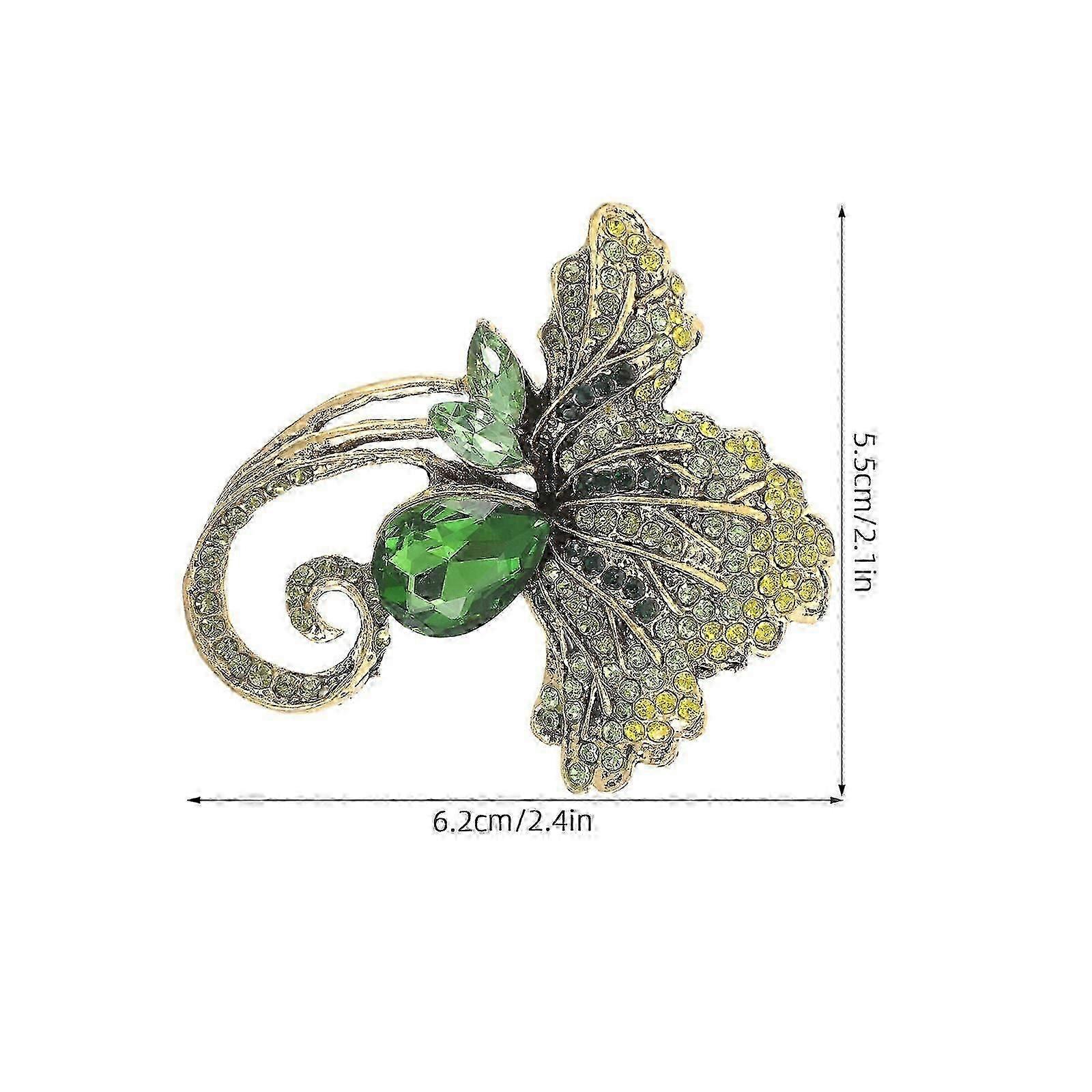Brooch Pin Elegant Leaf Brooch for Decoration