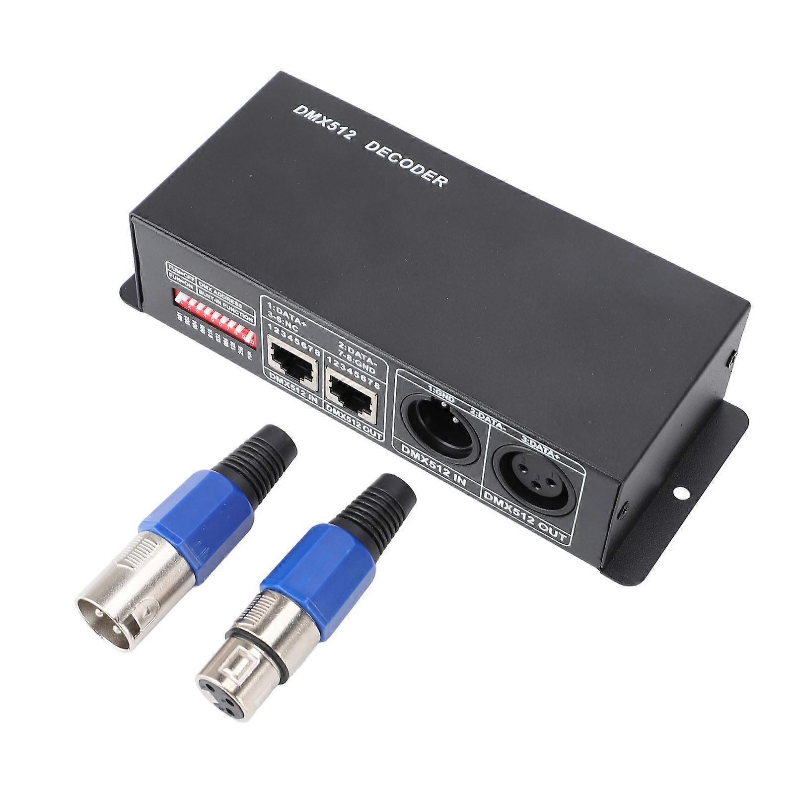 Iron-Housed 3-Ch DMX512 LED Decoder