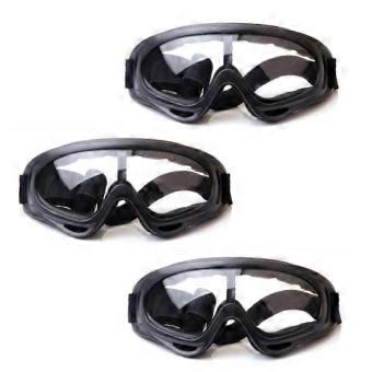3 Pack Kids Safety Goggles for Nerf N-Strike Elite Gun Games, Adjustable UV400 Eye Protection for Outdoor Play, Ages 8 & Up