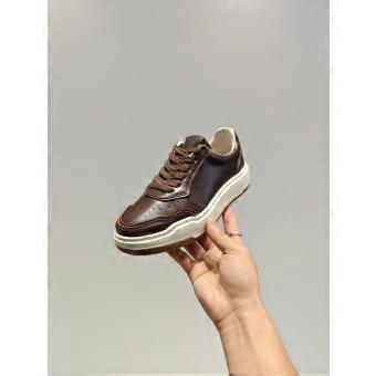Damesschoenen van leer, model "board shoes", herfstcollectie 2025, met een dikke zool, casual schoenen, veelzijdige witte damesschoenen, damesschoenen.
