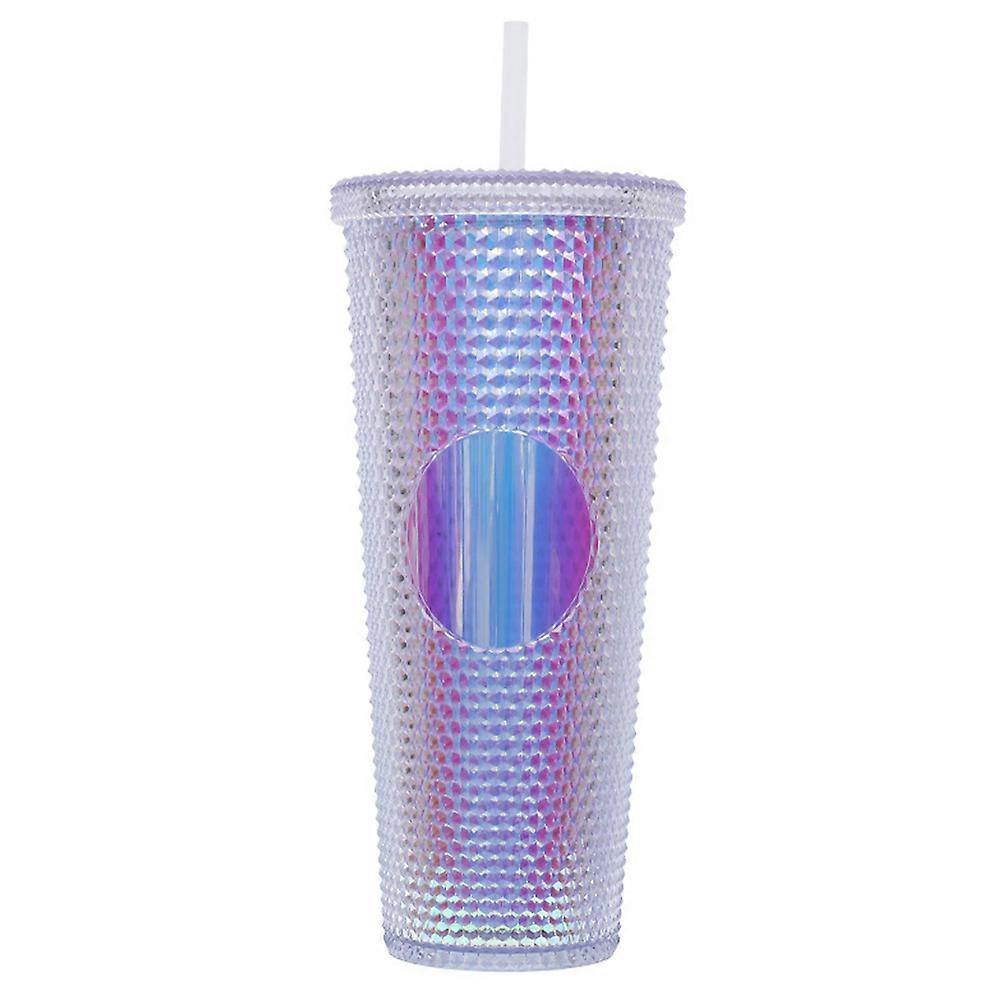 710ml Transparent Laser Reusable Cup