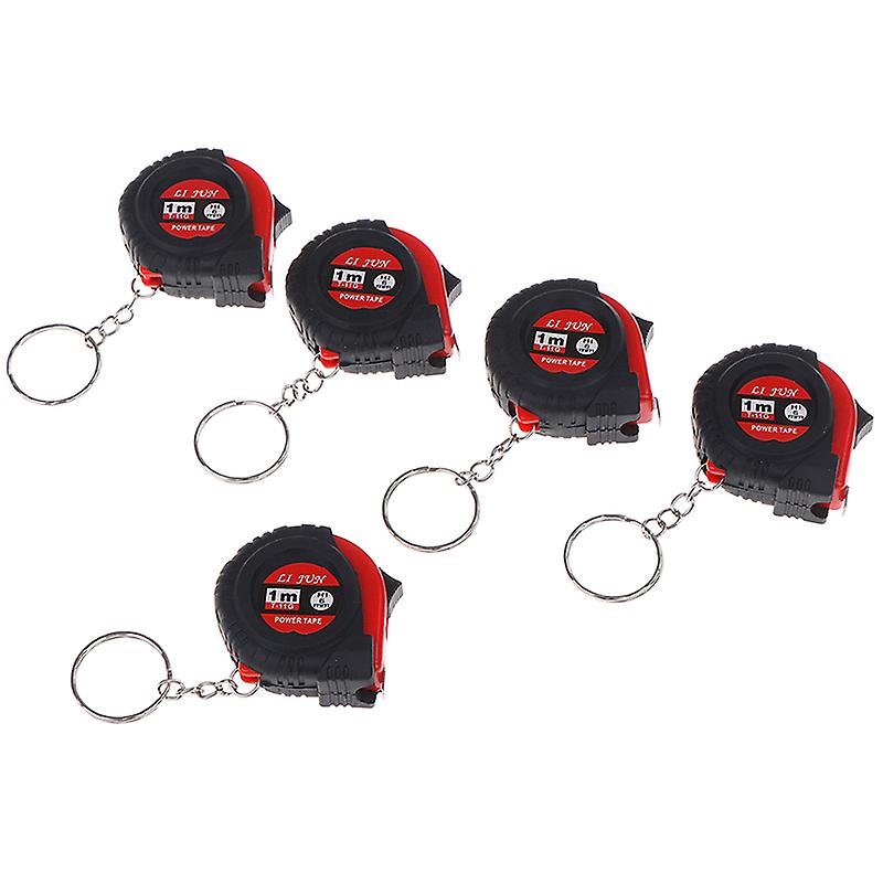 Retractable Ruler Tape Measure Key Chain Mini Pocket Size Metric 1m/3.28ft/39"