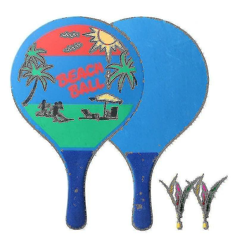 Pxcl Premium Houten Badminton Racket, Blauw, 37.5*23.5cm