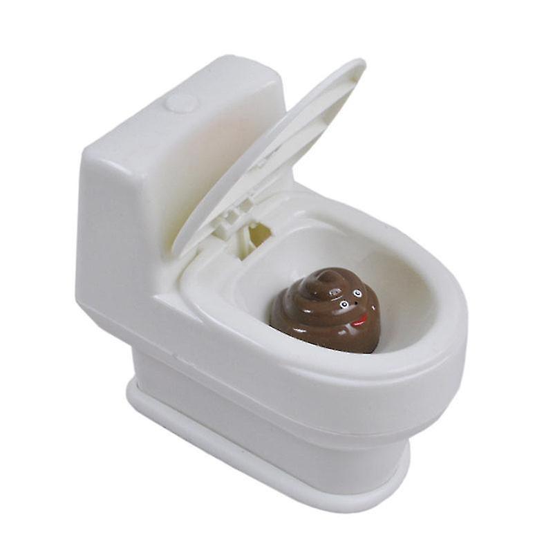 9.8X9cm白いおもちゃの道具潮吹きトイレのおもちゃ面白いトイレのおもちゃトリック小道具エイプリルフールのパーティーのおもちゃ