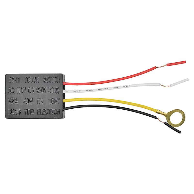 Table Lamp Module Control Sensor, Universal  Touch Lamp Light Dimmer Switch Control Sensor for Bulbs Lamp Switch(2pcs, black)