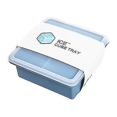 8 Grids Silicone Ice Cube Tray Tool With Lid