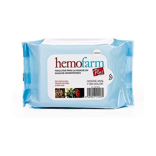 hemofarm plus wipes 60 units