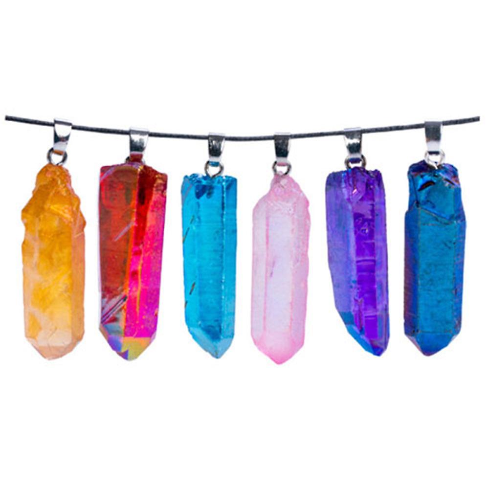 Gemstone Aura Crystal Point Pendant Perfect Gift Idea Superior High Quality