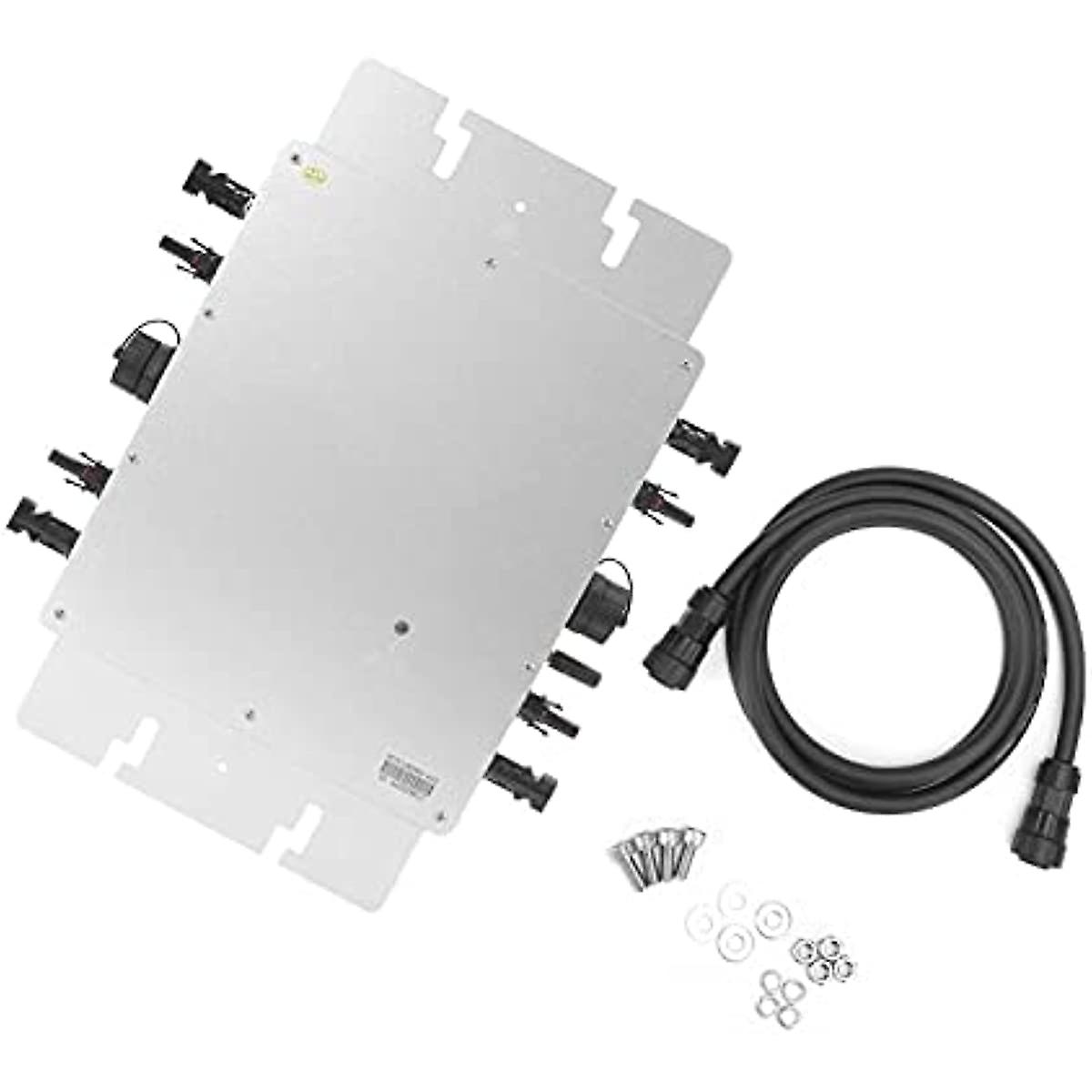 1400W Ip65 Waterproof Grid-tied Solar Inverter With Wifi Monitoring, 110/220v Output, Electric Auxiliary Micro Inverter