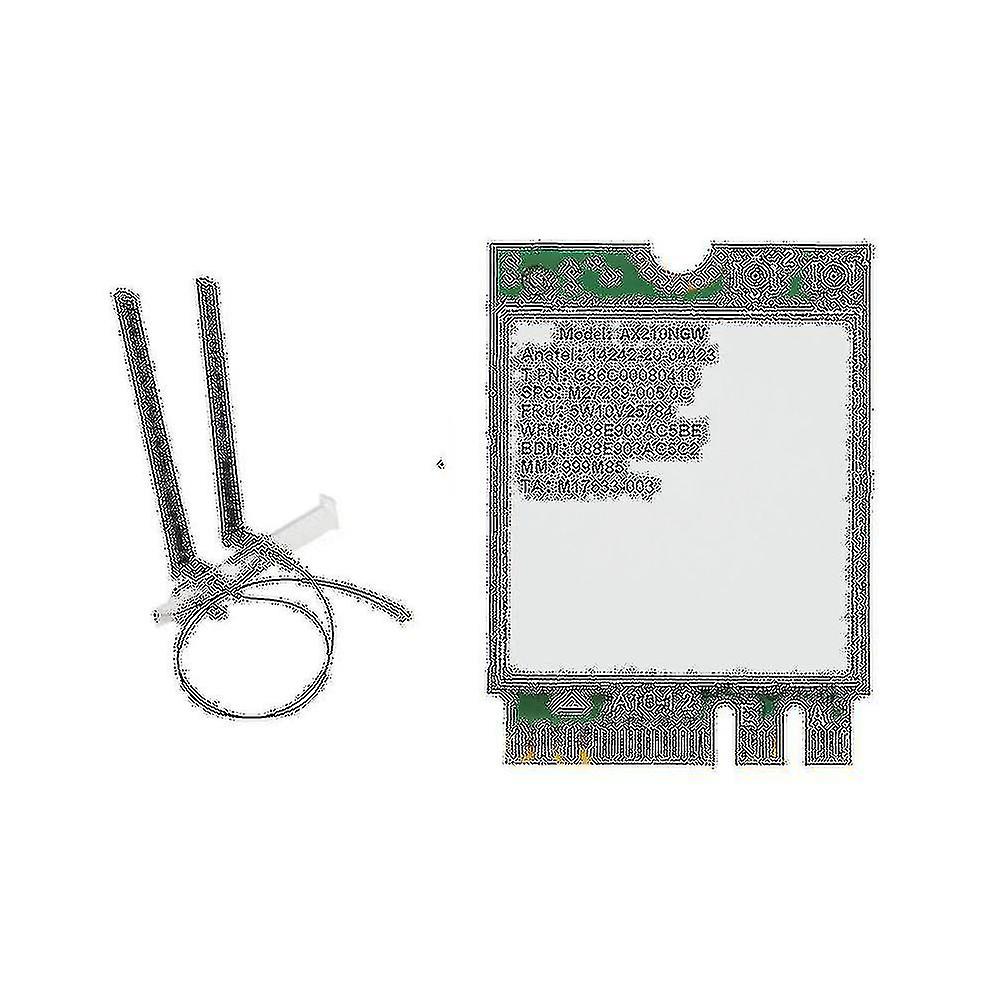 Ax210ngw Wifi-Karte mit Antenne Wifi 6e Bluetooth 5.2 2.4ghz 5ghz 3000mbps M.2 Wireless Adapter 802