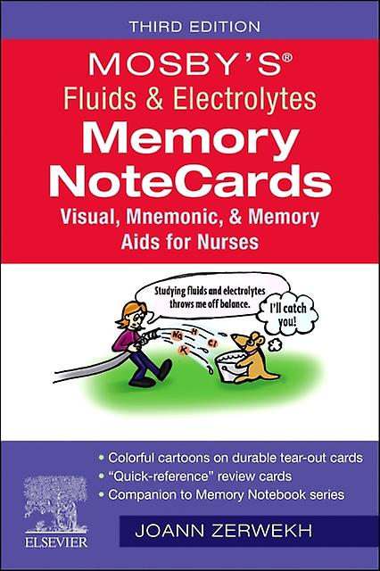 Mosby's Fluids & Electrolytes Memory Notecards - Zerwekh, JoAnn - Nursing - Elsevier - Health Sciences Division - Spiral bound