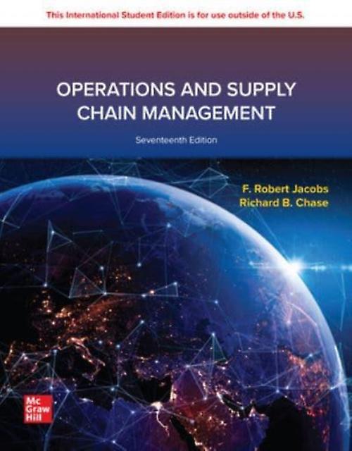Operations And Supply Chain Management Ise by Richard Chase Paperback
