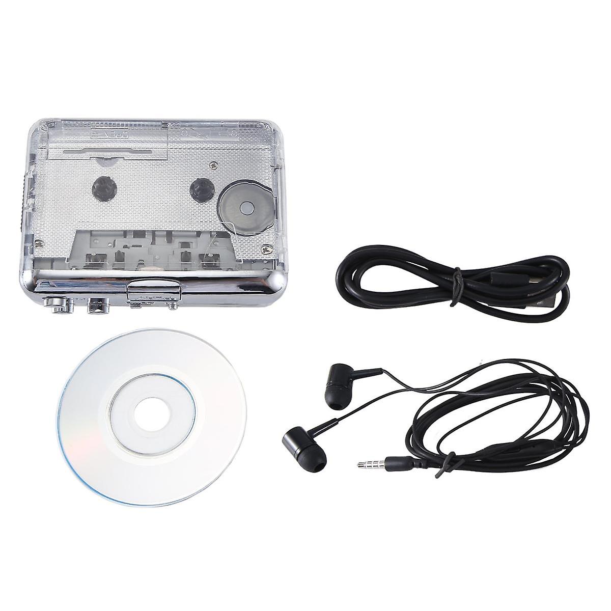 Cassette Player Portable USB Capture Tape to MP3 Audio Music Converter USB Walkman for Laptop and P