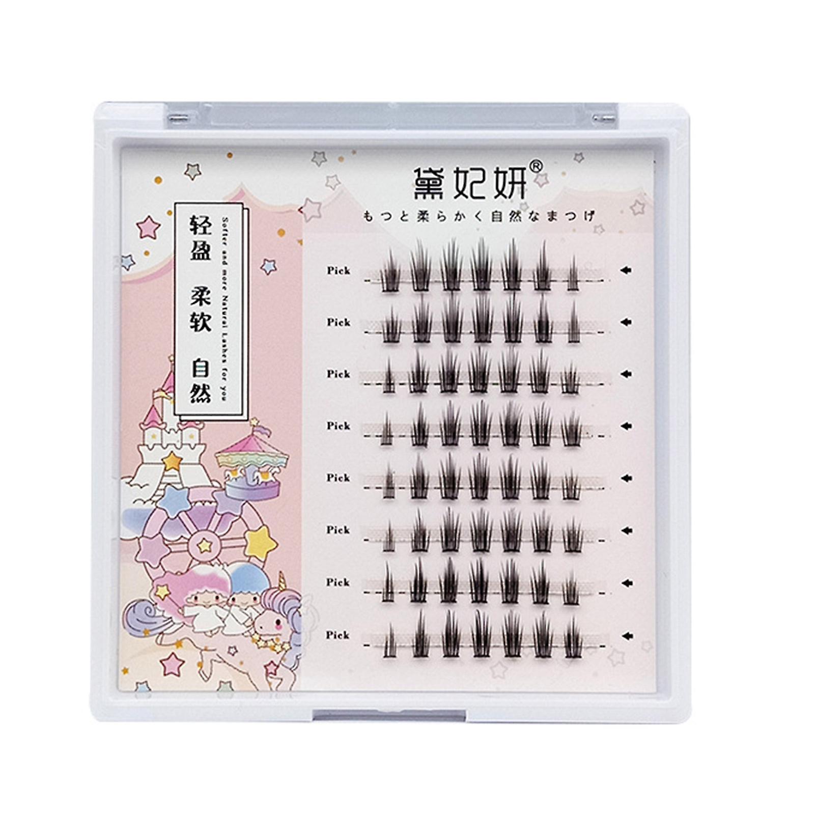 Natural Fluffy Eyelash Extensions Fluffy Volume Long Eyelashes Premium For Wedding Stage Makeup