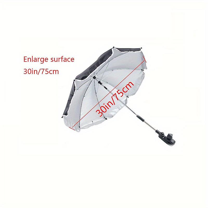 Keep Your Baby Cool And Protected With This Adjustable Summer Stroller Umbrella!