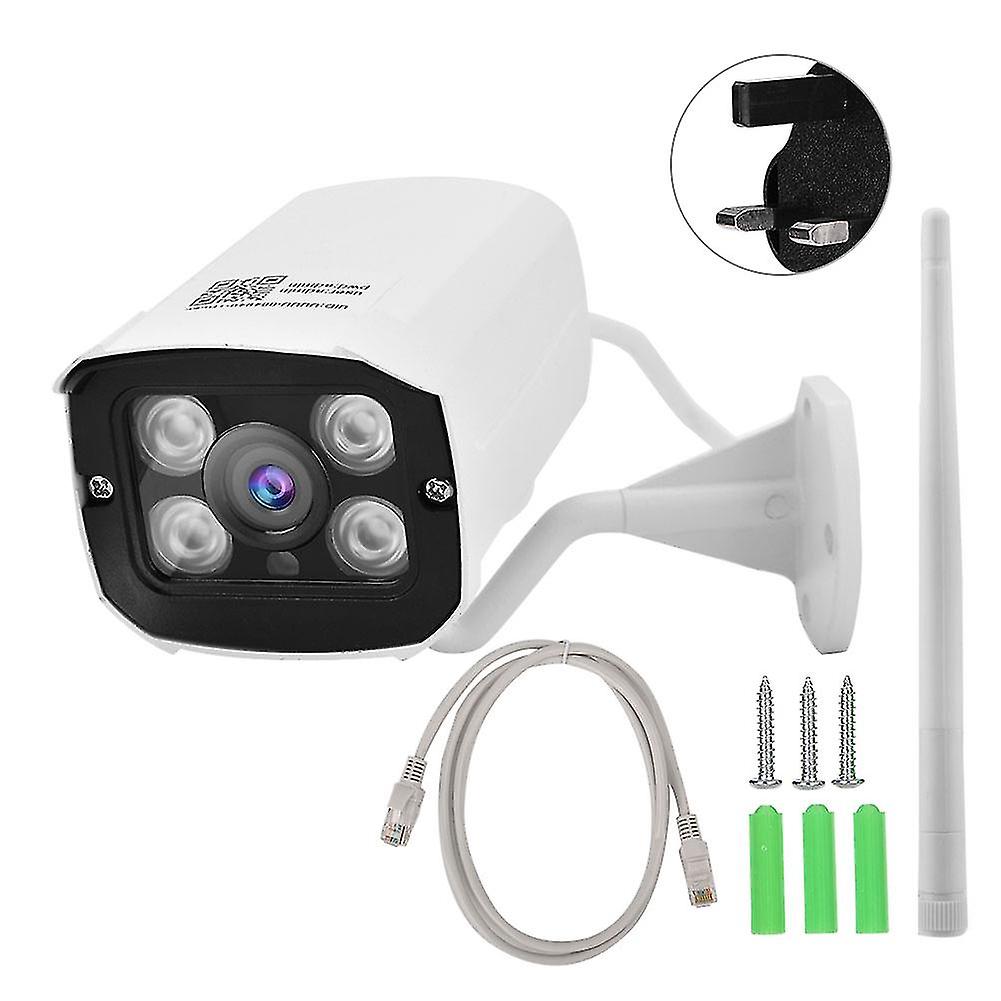 1080P Hd Outdoor Waterproof Wifi Camera Mobile Phone Remote Home Security Camera (uk Plug)