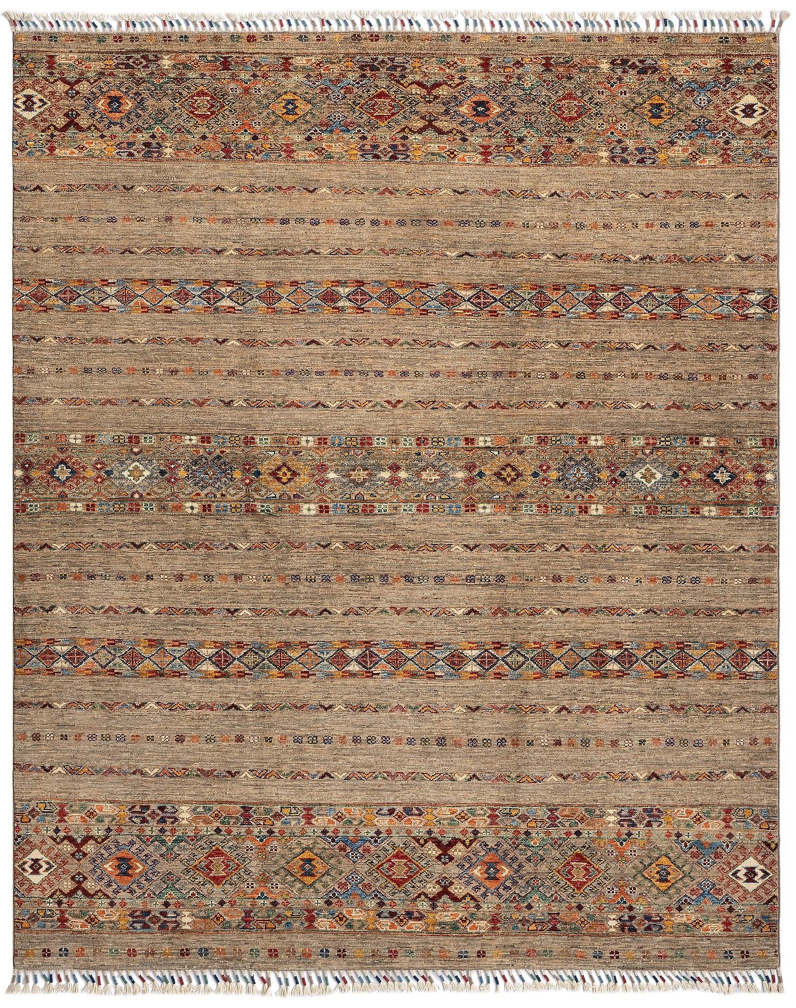 Hadorn Torkman 175x214 灰色手工制作的阿富汗地毯