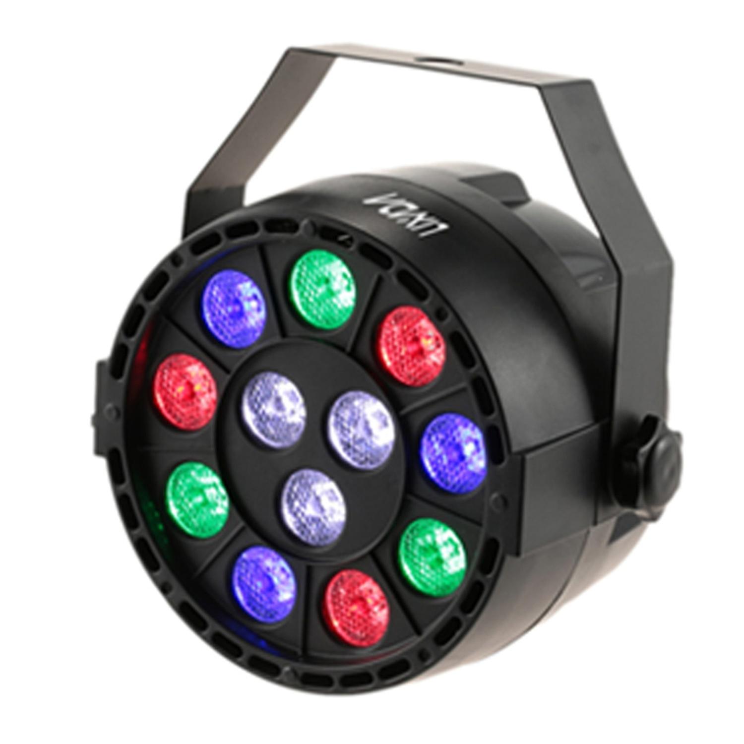 Lixada DMX-512 RGBW LED High Power Stage PAR Light Lighting Strobe Professional 8 Channel Party Disc