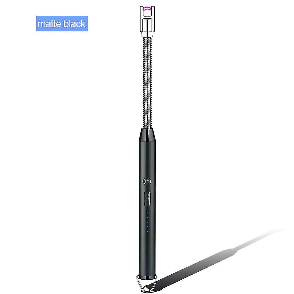 Electric Long Plasma Flameless Rechargeable Arc Lighter Usb Double Touch Sensor