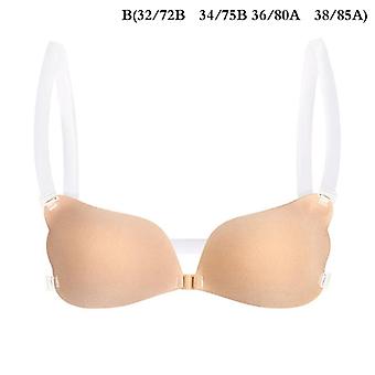 1PC Vrouwen Onzichtbare BH Push Up Siliconen BH met Transparante Bandjes Backless