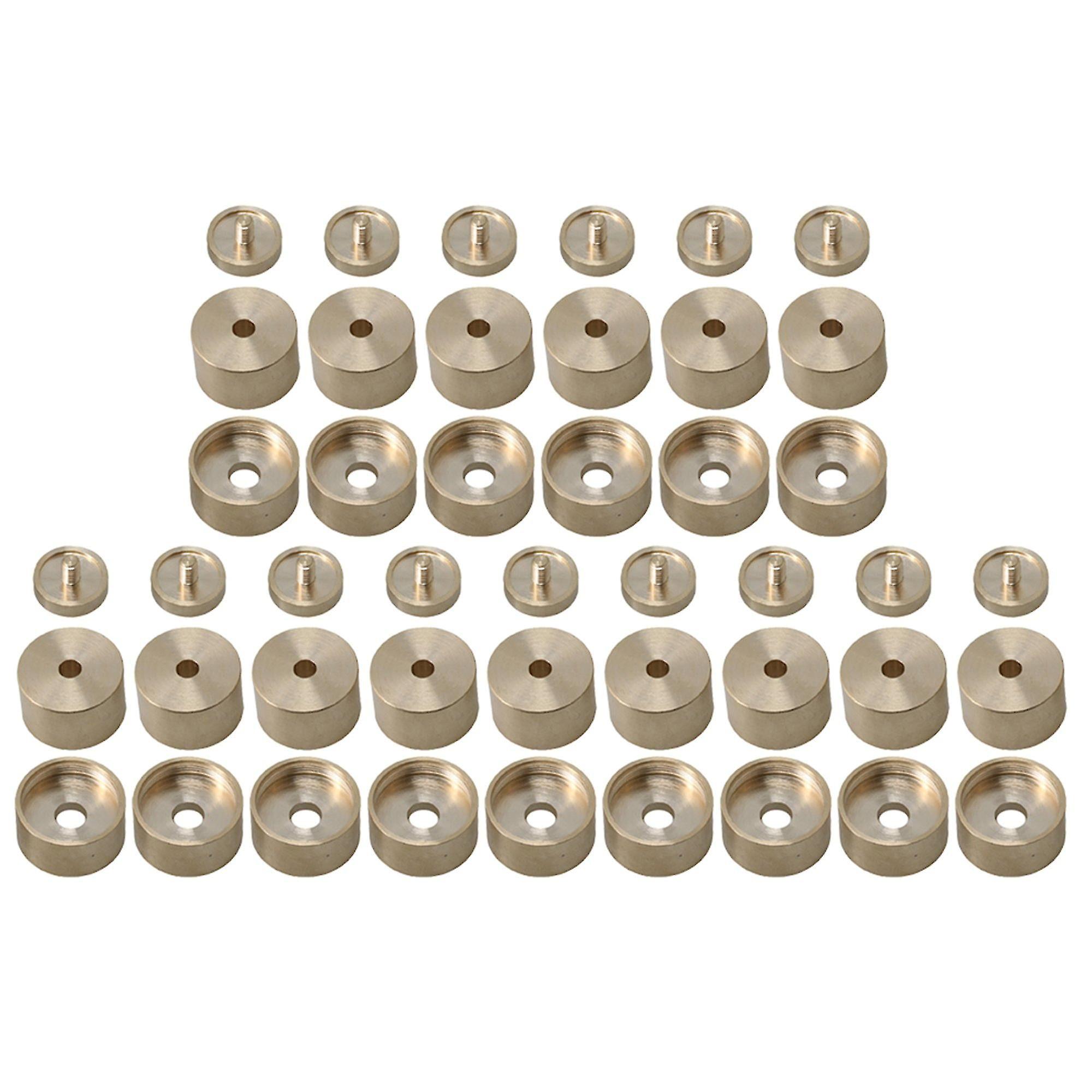 Brass Instrument Replacement Parts 5 Sets Trumpet Top Bottom Valve Caps Finger Button Trumpet Replacement