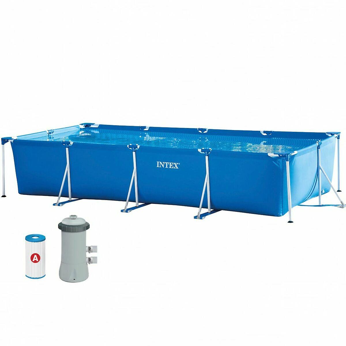 Removable pool Intex Frame 450 X 220 X 84 CM 7127 L Rectangular