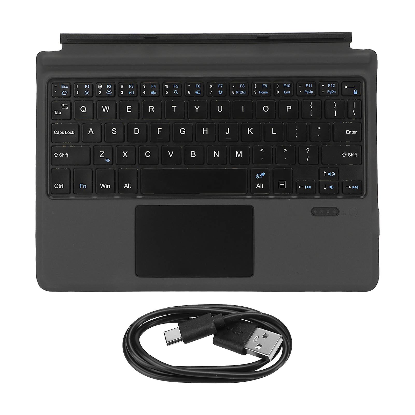 Wireless Bluetooth Keyboard with Touchpad for Microsoft Surface Go 3 2 2018 USB C Rechargeable