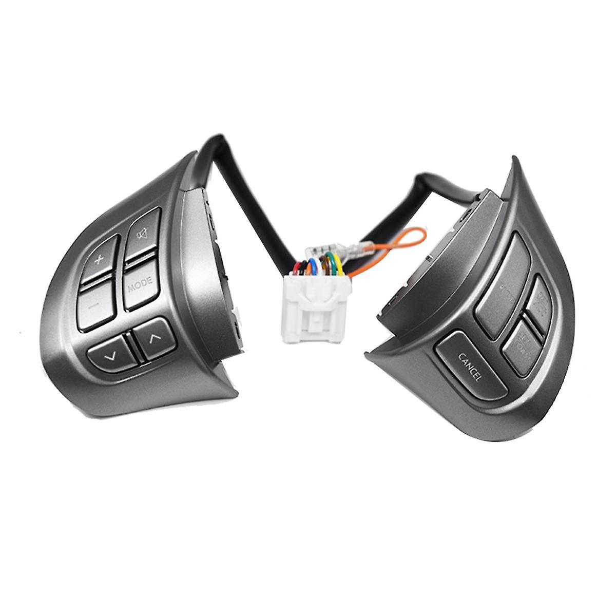 Car Steering Wheel Audio Control Button Switch Cruise Control Switch for 2008-2010 MultiFunction Bu