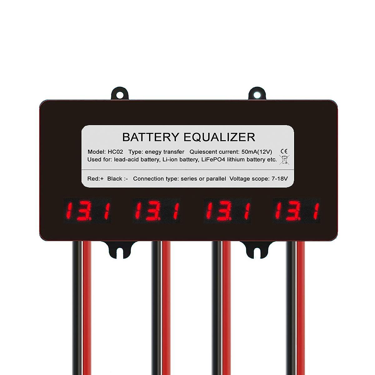 HC02 with LED Display Battery Equalizer 10A Current Active Voltage Balancer Li Li-Ion Lifepo4 LTO L