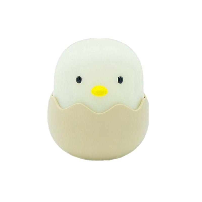 Adjustable Color Changing Led Night Light Eggshell Chicken Silicone Charging Intelligent Induction