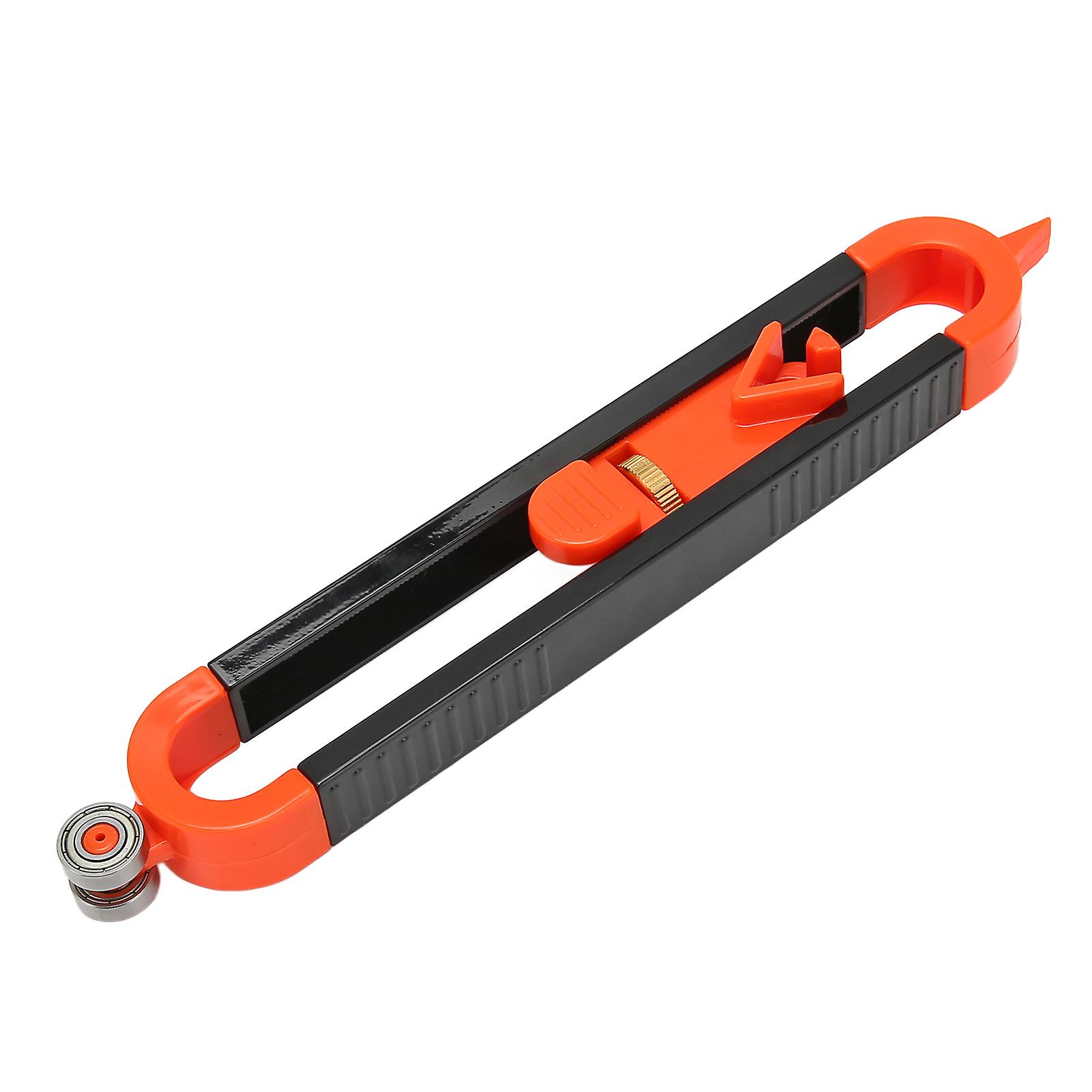 Contour Gauge Scribe Tool Accurate Operation Portable Profile Scribing Ruler for Woodworking 