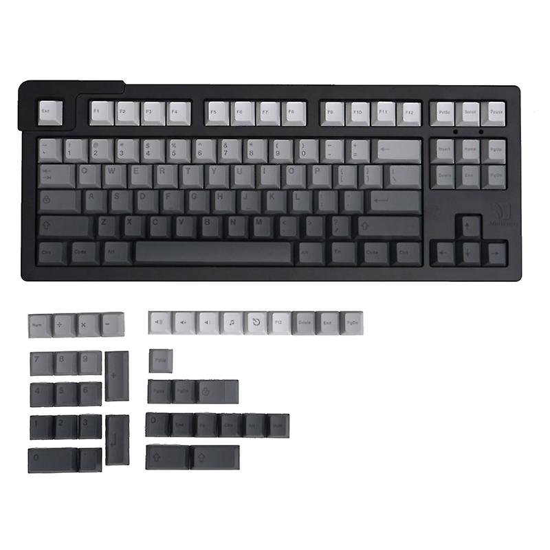 Gray Gradient Keycaps CherryProfile Keycap for 61/64/68/78/84/87/96/98/108