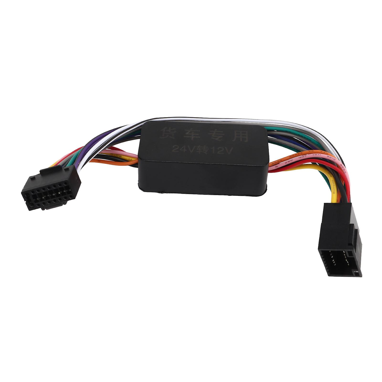 Truck 24V to 12V Voltage Buck Converter Volt Converter Transformer Reduction Module for Android Host 