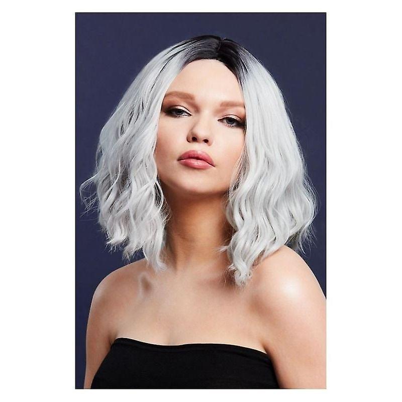 Fever Cara Wig Two Toned Blend Ice Silver 72031