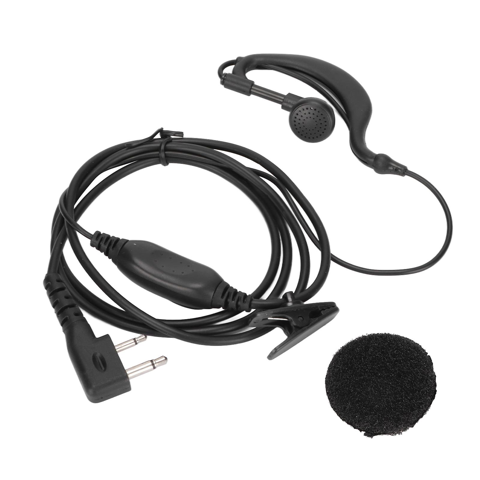 Walkie Talkie Headset Multifunctional G Shape Two Way Radio Earpiece for ICF3 ICF3S ICF4 ICF4S
