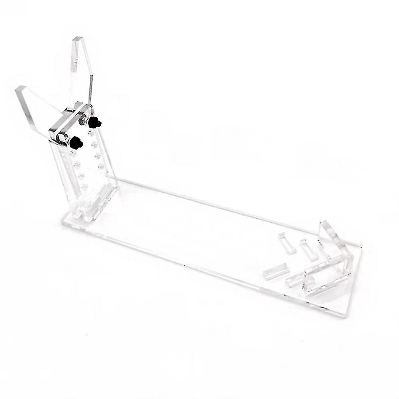 Supporto per pistola a mano in acrilico trasparente Supporto per portapacchi per 5 marce modello di pistola giocattolo breve regolabile che mostra rack