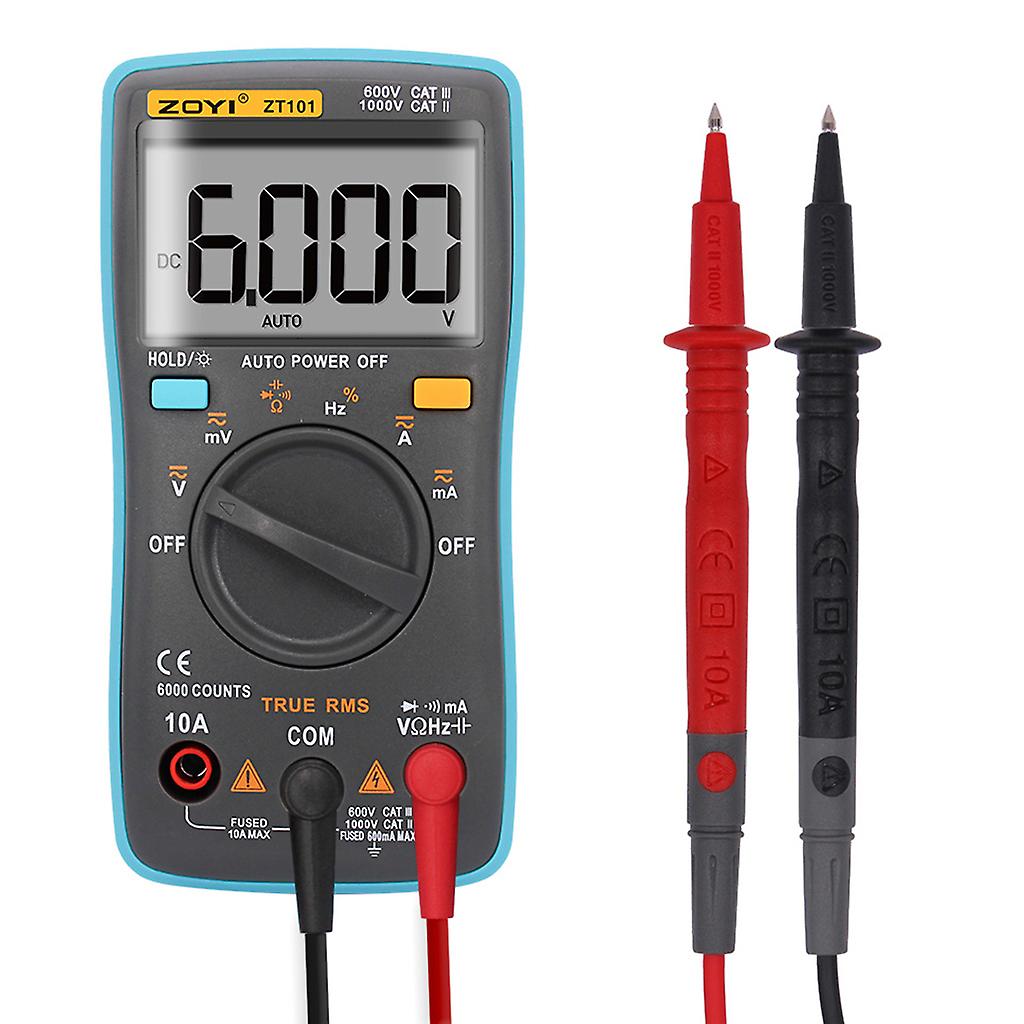 Current Meter Ammeter Voltmeter Multi Tester ZT101 Voltage Alarm Multimeters