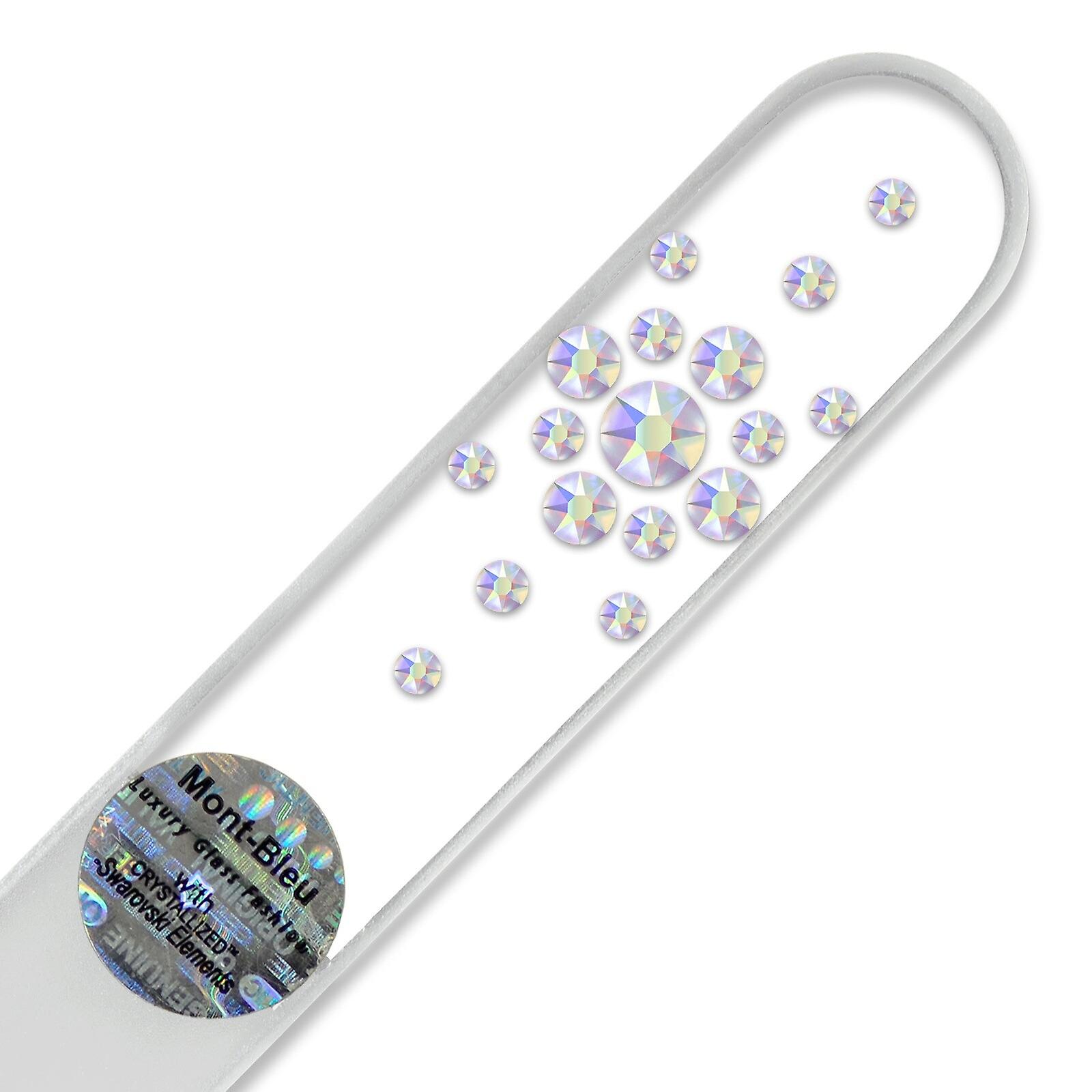 Mont Bleu Snowflake Crystal Nail File LE-6 - Crystal AB