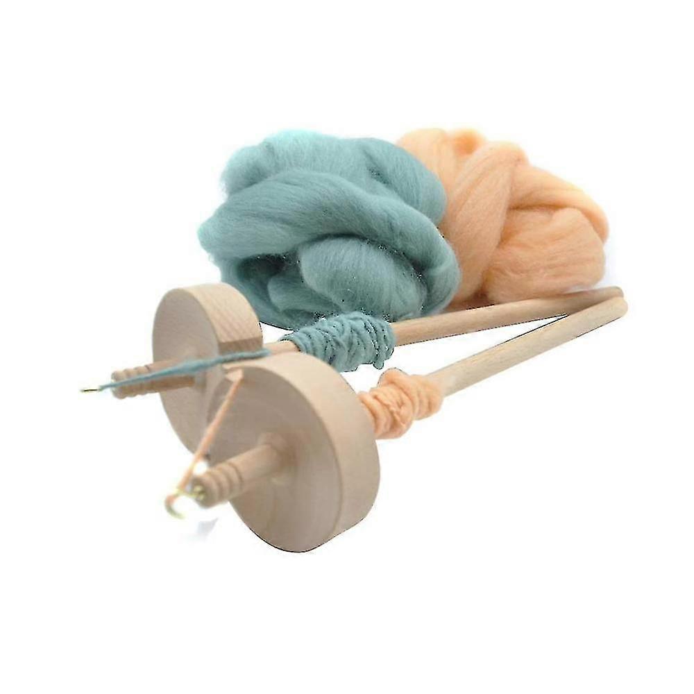 2pcs Drop Spindle For Spinning Wool Yarn Spin Top Whorl Drop Spindle Hand Carved Wooden Tool For Be